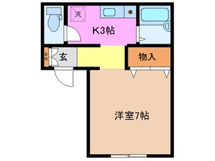 高茶屋駅 徒歩27分 2階の物件間取画像